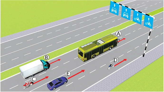 H&igrave;nh minh họa c&acirc;u 58 - 600 C&acirc;u Hỏi S&aacute;t Hạch L&aacute;i Xe &Ocirc; T&ocirc; Hạng B 2025