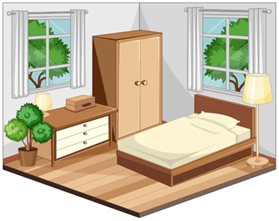 Hình minh họa câu 20 - Trắc nghiệm Tiếng Anh 3: Unit 13 - My house