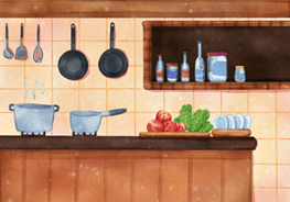 Hình minh họa câu 5 - Trắc nghiệm Tiếng Anh 3: Unit 13 - My house