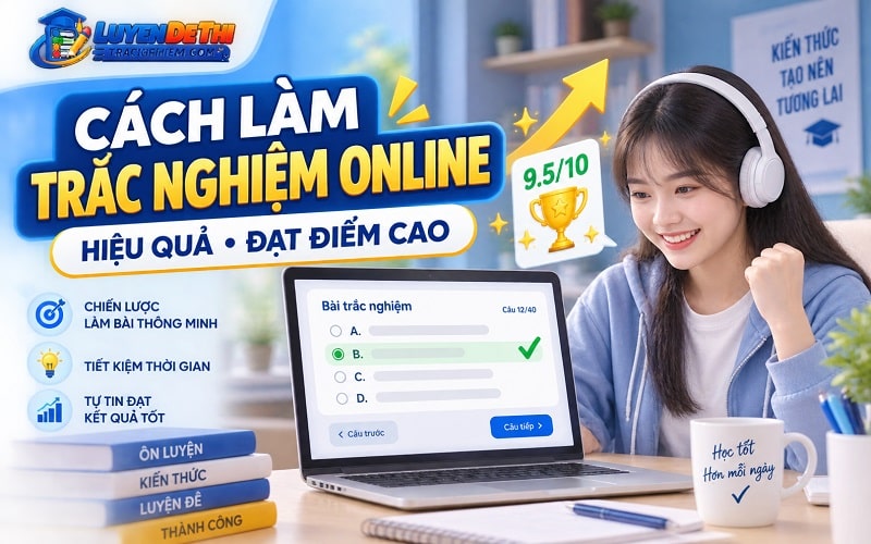Cách Làm Trắc Nghiệm Online