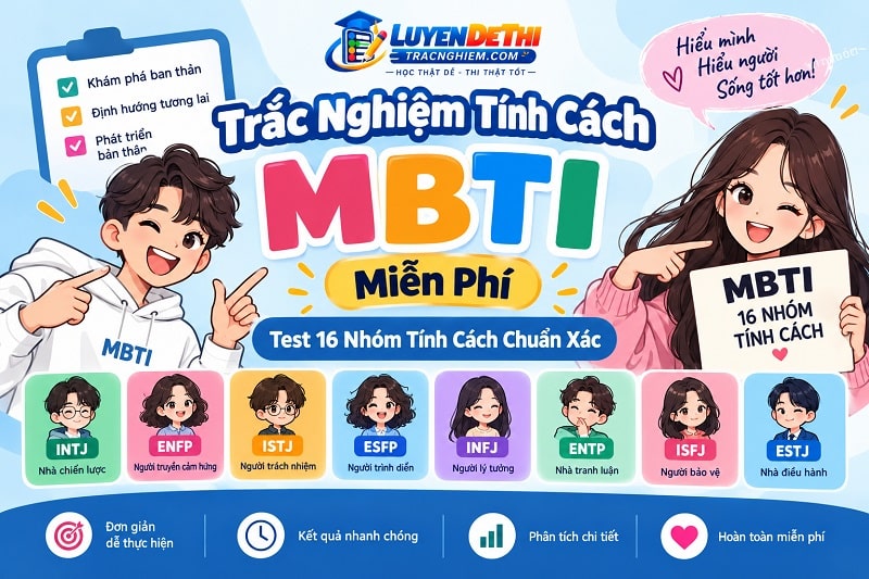 Trắc Nghiệm Tính Cách MBTI Miễn Phí